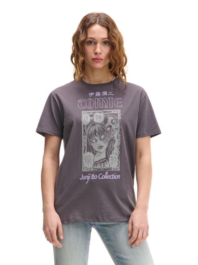 The Vampire Diaries T-Shirt - Heather Grey Baumwollshirt Mit Design