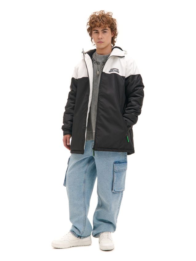 Kurtka ramoneska ze skóry ekologicznej - CROPP - 820AS-99X