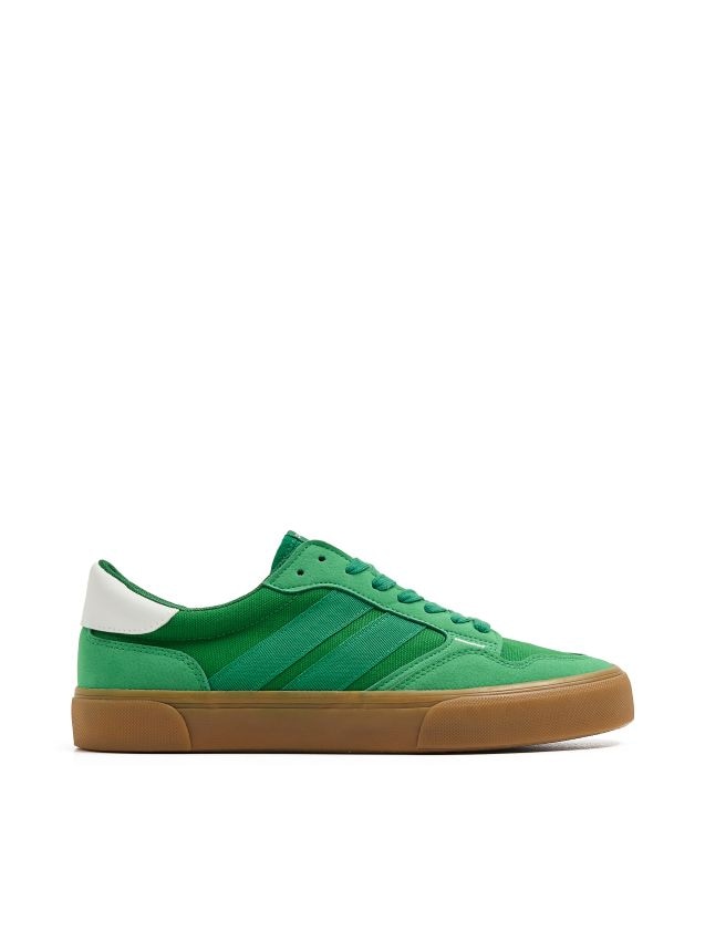 Sneakers in materiali combinati Colore verde fresco CROPP 103AV 76X