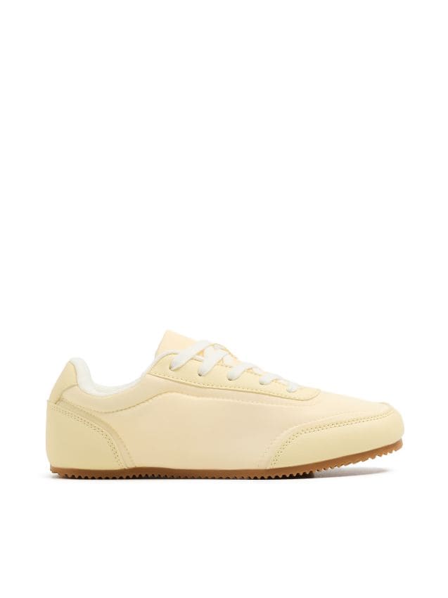 Żółte sportowe sneakersy - CROPP - 118FZ-11X