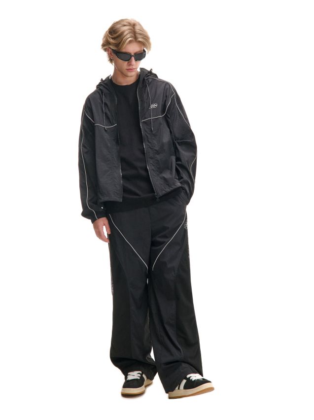 Wzorzysta kurtka z kapturem - CROPP - 7314M-99P