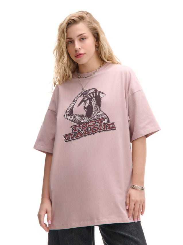 Tricou cu imprimeu Post Malone Culoare lavand - CROPP - 258CV-04X