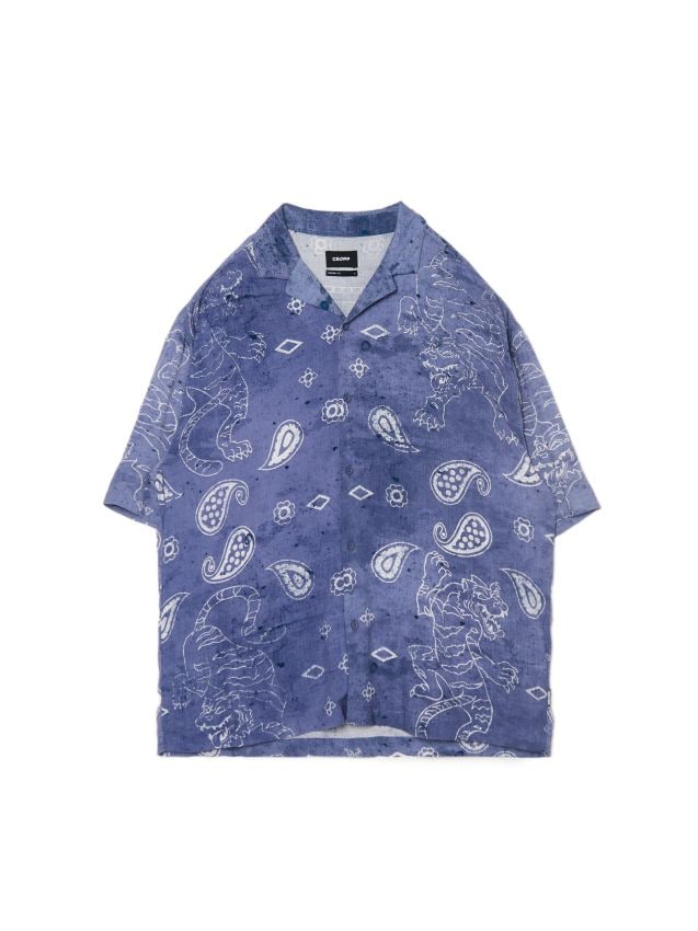 Czarna koszula z krótkim rękawem - CROPP - 8541Y-99X