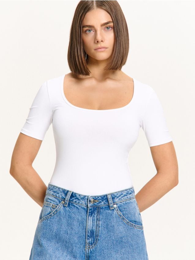 Tank top Culoare negru - CROPP - 2276W-99X
