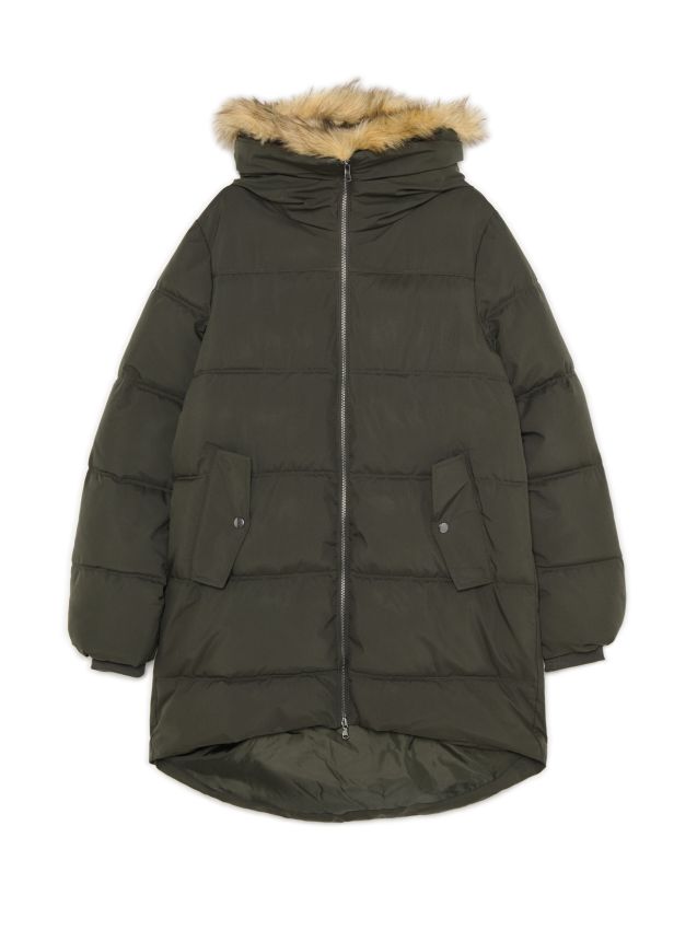 Parka z kapturem - CROPP - 5377D-80X