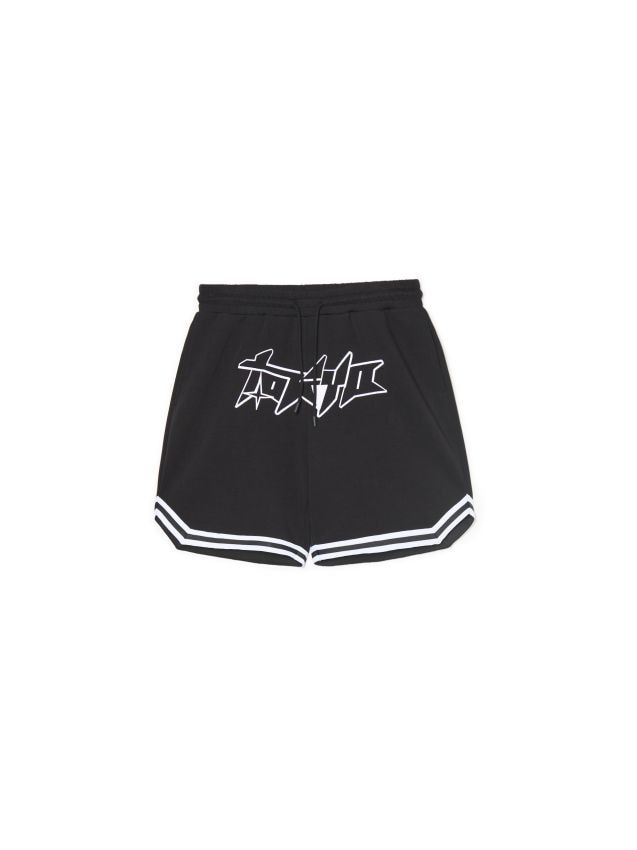 【SALE／37%OFF】 Czarne dresowe 306DE-99X - CROPP - aplikacją z szorty K-POP/アジア