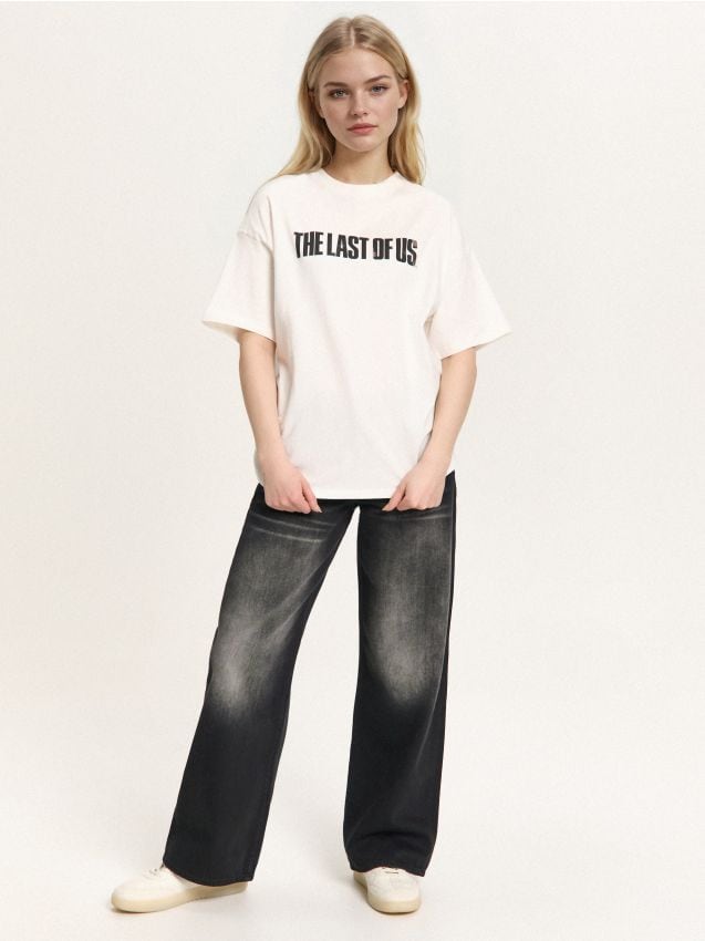 Tricou cu imprimeu The Last of Us Culoare crem - CROPP - 351HX-01X