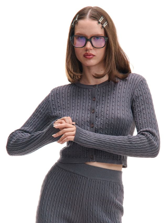 Sweter z aplikacją Mickey Mouse - CROPP - ZX691-00X