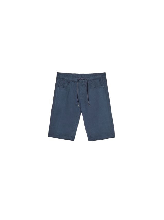 Granatowe szorty jogger slim