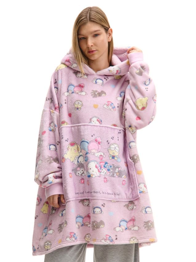 Snuddie Hello Kitty and Friends Culoare violet-prună - CROPP