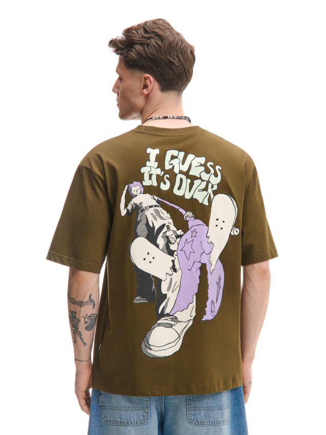 Koszulka z motywem new indie - CROPP - 588DE-88X