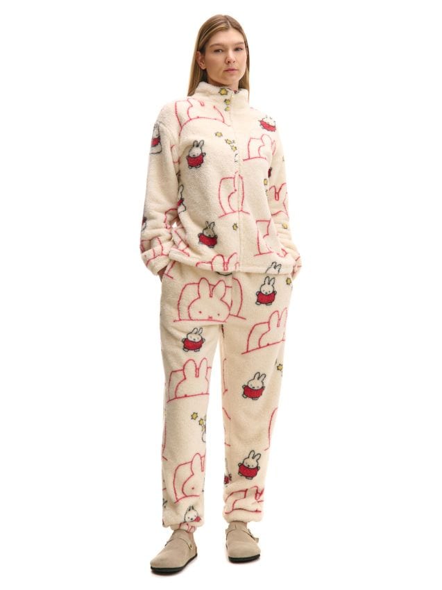 Pijama de pluș Miffy Culoare crem - CROPP - 595FZ-01X