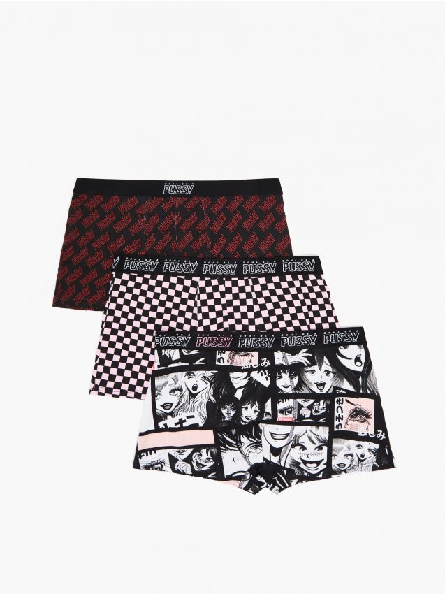 Confezione da 3 boxer - grigio scuro - CROPP