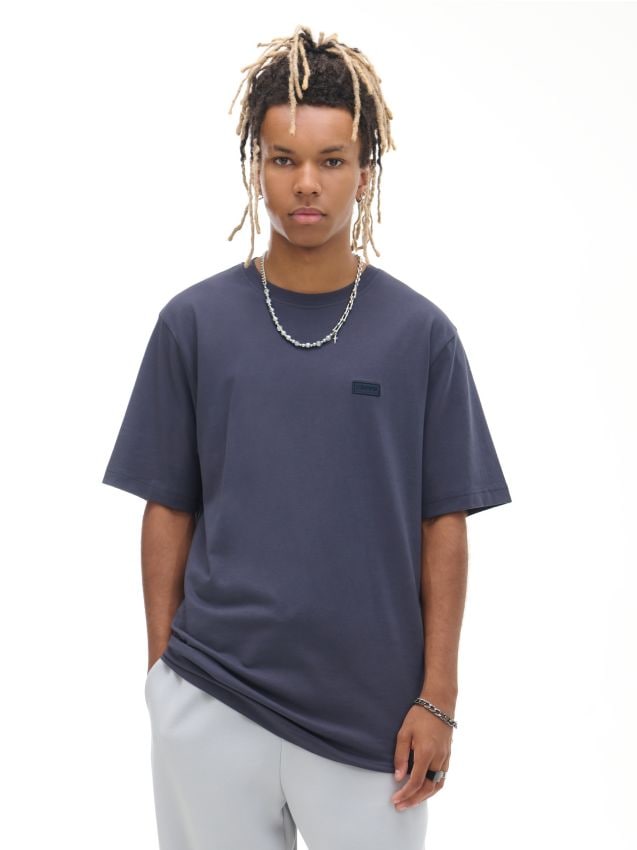 T-shirt z haftem - CROPP - 617AT-86X