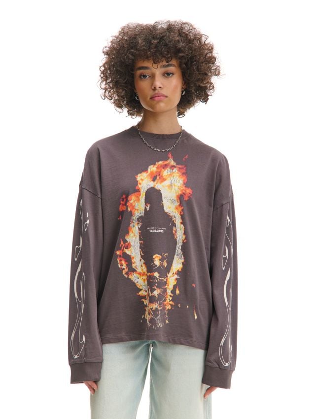 Koszulka longsleeve Metro Boomin - CROPP - 643CU-86X