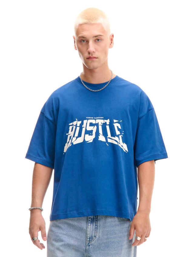 Koszulka longsleeve z napisami - CROPP - 541FN-99X