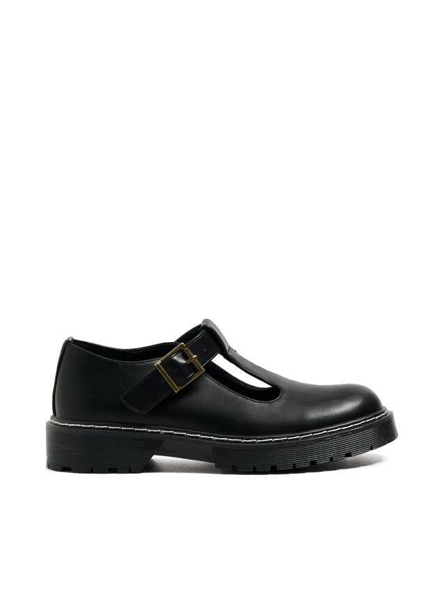 Mary Mary① Dr. Martens – Buzz – Buty Mary Jane we wzór w panterkę | ASOS