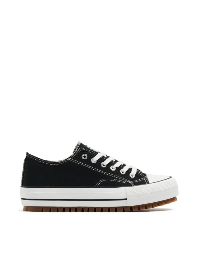 Juodi sneakers tipo batai Spalvos juoda - CROPP - 667DC-99X
