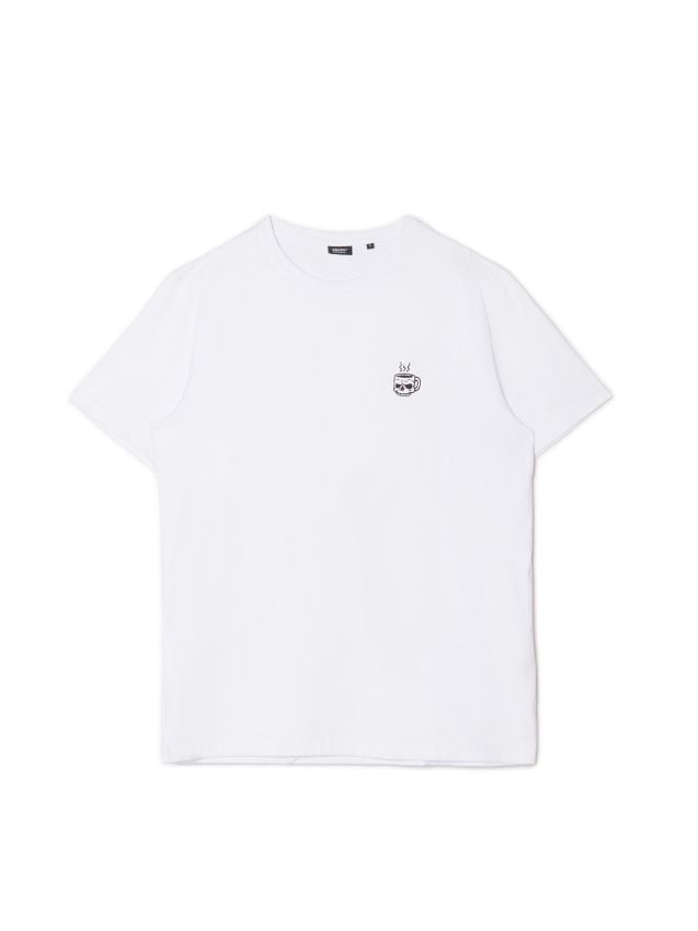 【PORTERNA】Mebo string T-shirt GIOVANNI PERA T-shirt męski czarny TGP116 serek, w szpic, DJ