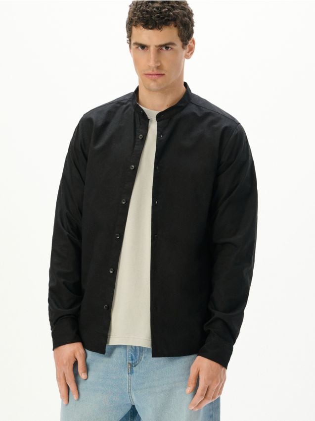 Cămașă din viscoză Kuromi Culoare negru - CROPP - 273DE-99X