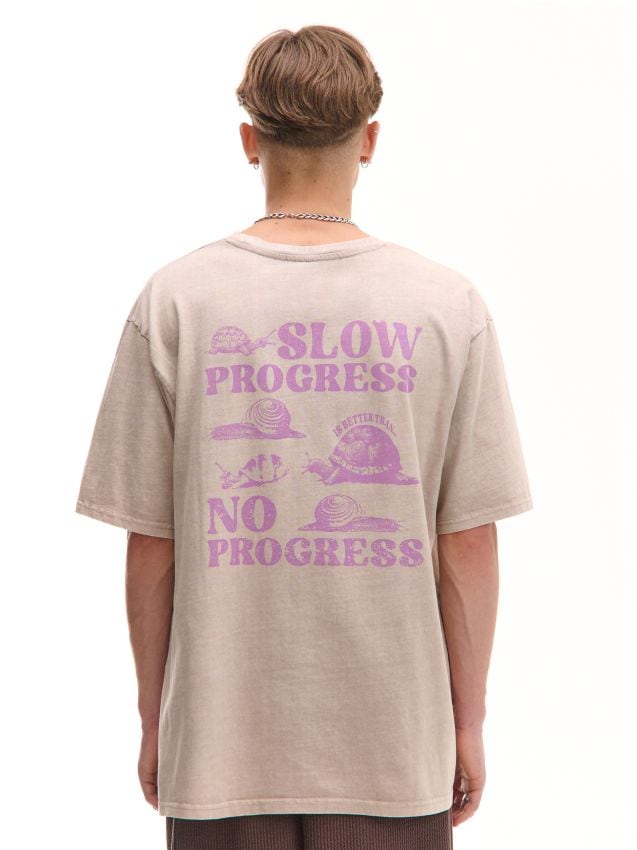 0568843585y  T-shirt oversize w paski Kolor wielobarwny - RESERVED