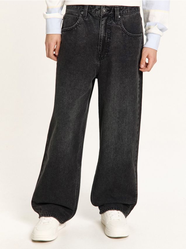 Džinsai baggy Spalvos juoda - CROPP - 8225Y-99J