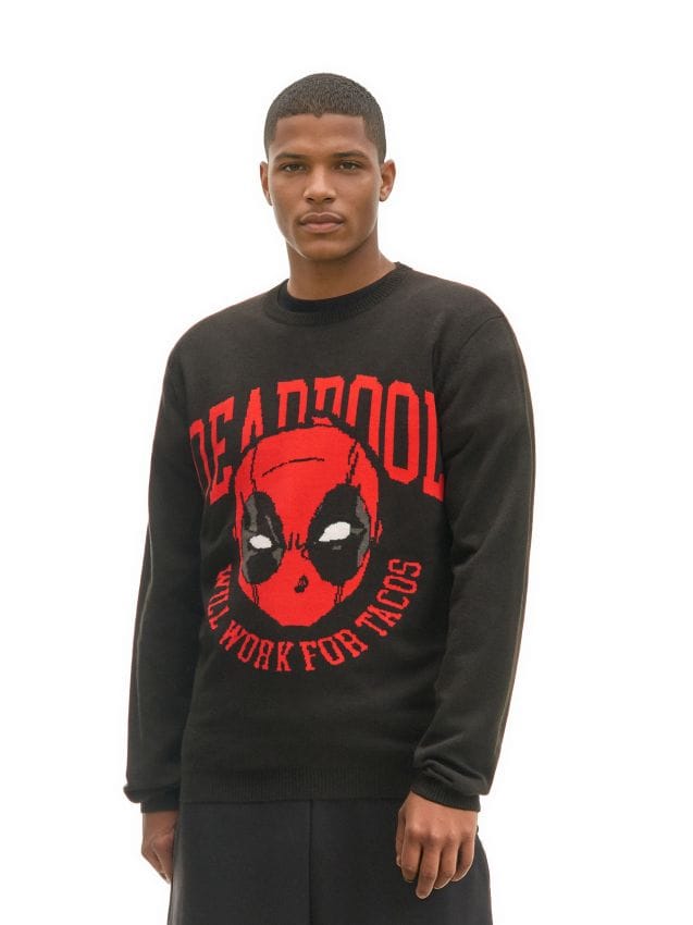 ホーヴェット Wzorzysty żakardowy sweter - CROPP - 973AT-45X