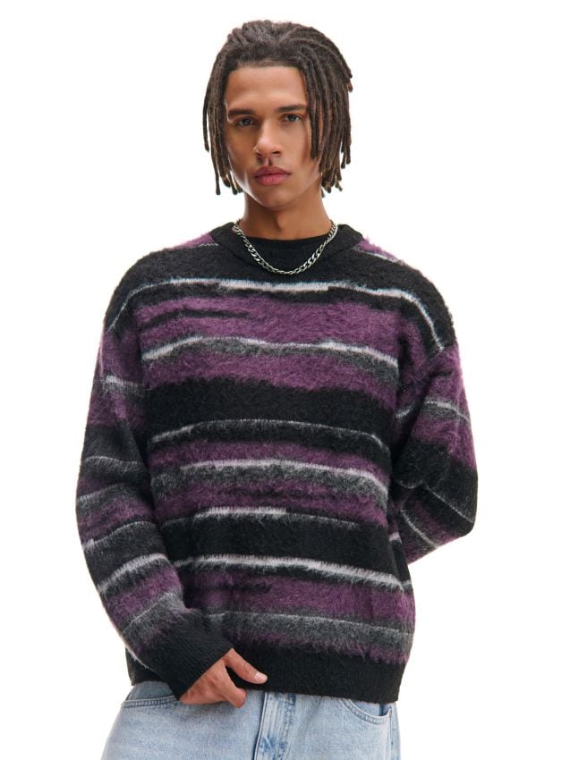 ホーヴェット Wzorzysty żakardowy sweter - CROPP - 973AT-45X