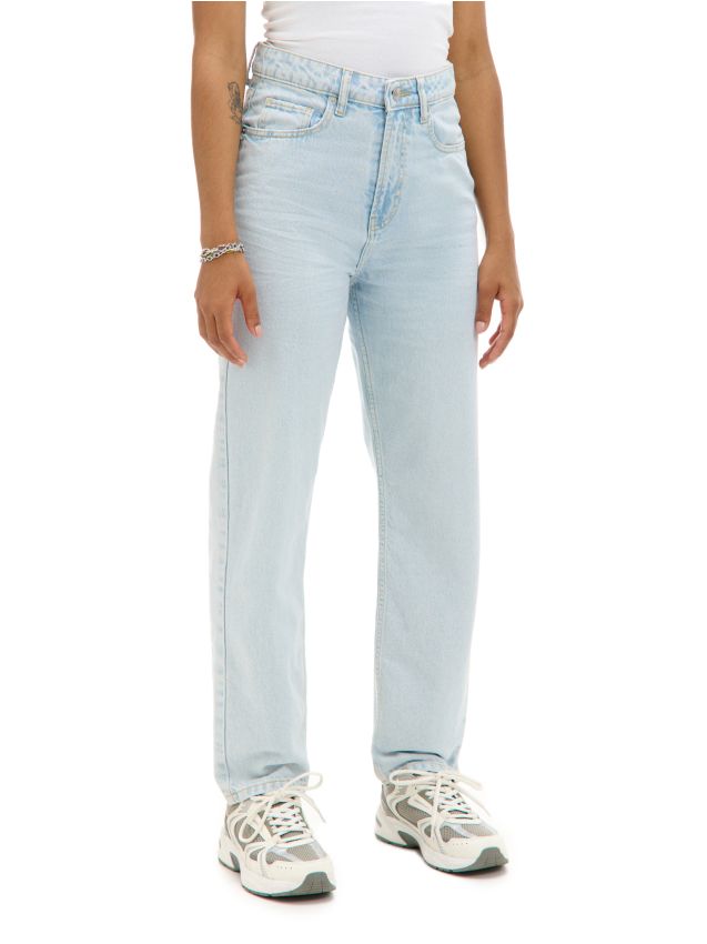 Τζιν παντελόνι mom fit