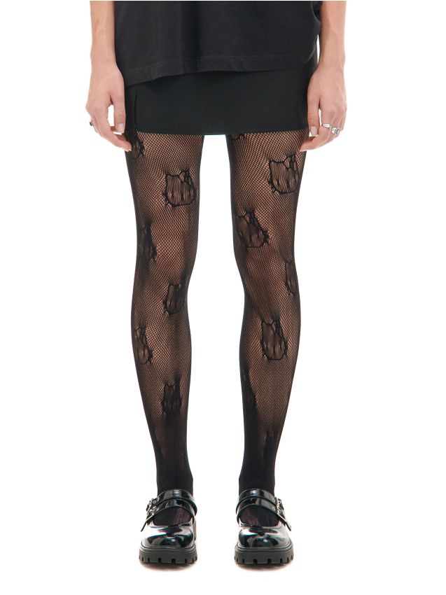 Rajstopy kabaretki Hello Kitty - CROPP - 735AU-99X