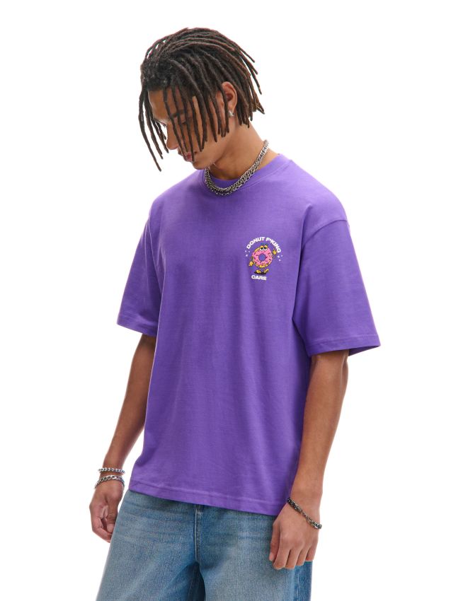 ◆25SS XTONZ VITAL FADE WASHING T-SHIRT/2色◆ T-shirt regular z nadrukiem męski - oliwkowy | 4F - sportowa