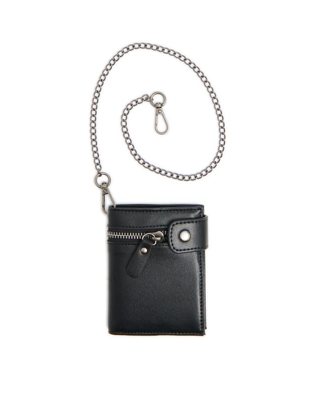 Portofel cu lanț Culoare negru - CROPP - 739FY-99X
