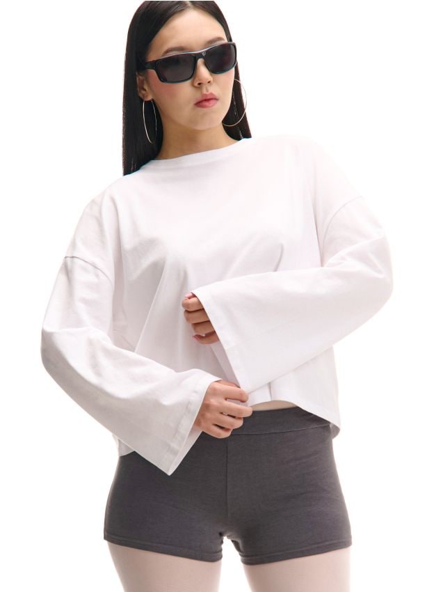 Футболка з принтом Melanie Martinez Колір білий - CROPP - 807AR-00M