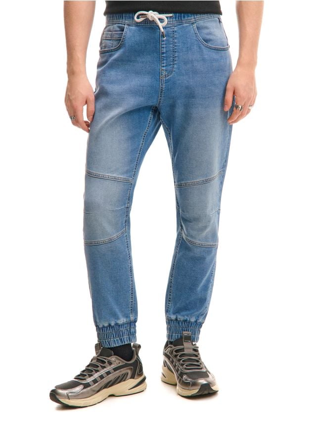 Żakardowe jeansy baggy - CROPP - 743DD-55J