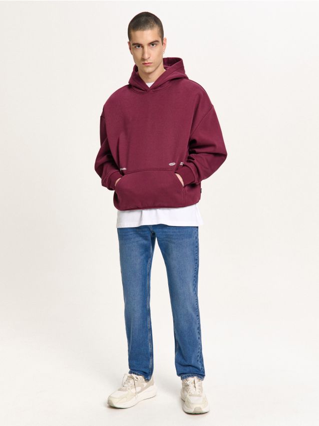 Niebieskie jeansy slim regular
