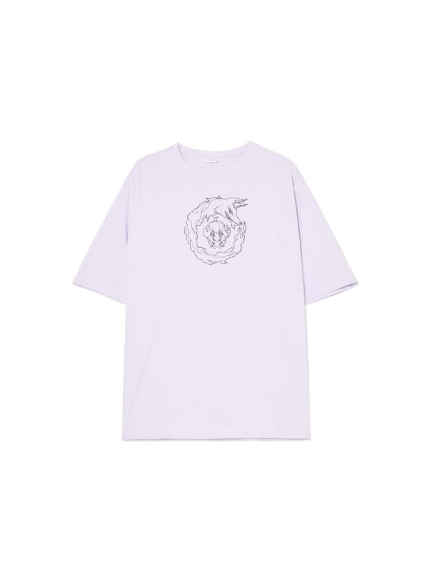 Kenz Cherry on Top print プリント　新品 T-shirt damski z nadrukiem CHERRY 1145 PEACH WHIP - Lee Cooper