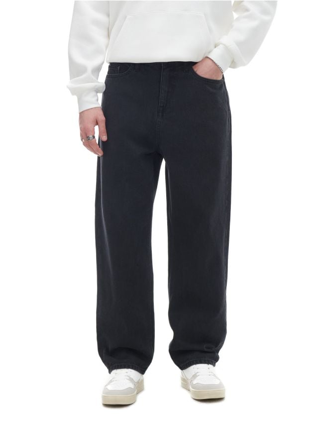 Džinsai baggy Spalvos juoda - CROPP - 8225Y-99J