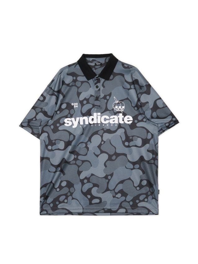 Сорочка поло з принтом Колір чорний - CROPP - 8314Y-99X