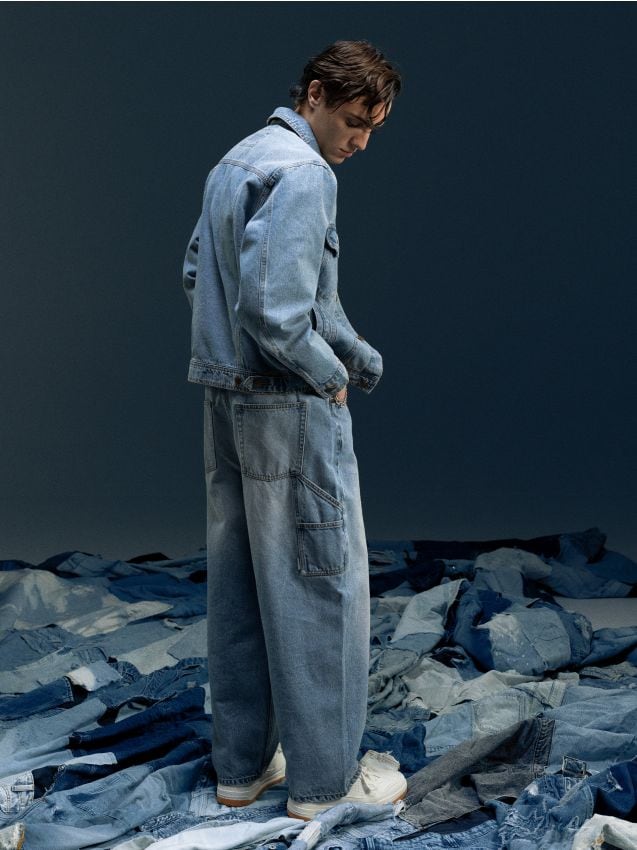 Джинси slim fit Колір темно-синій - CROPP - 8220Y-59X