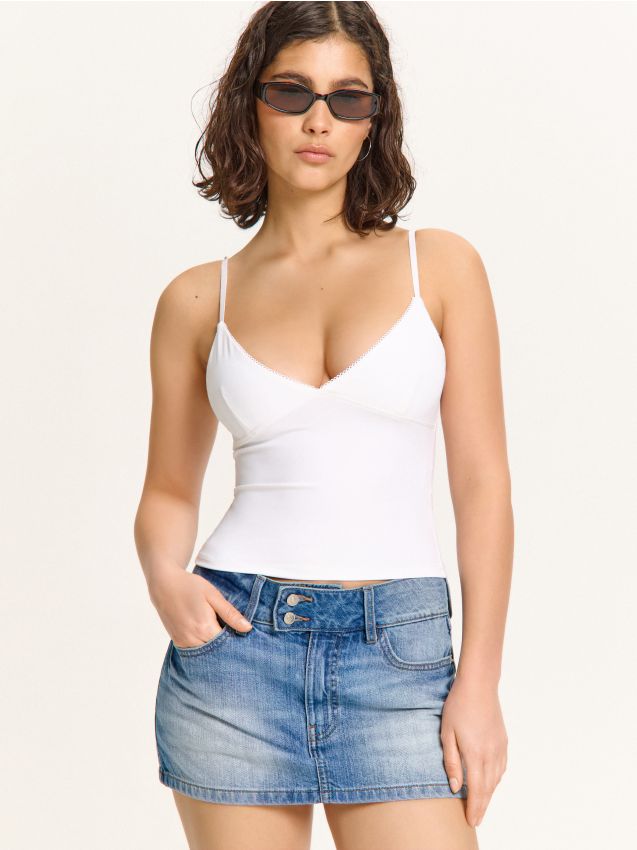 Crop top dama - CROPP