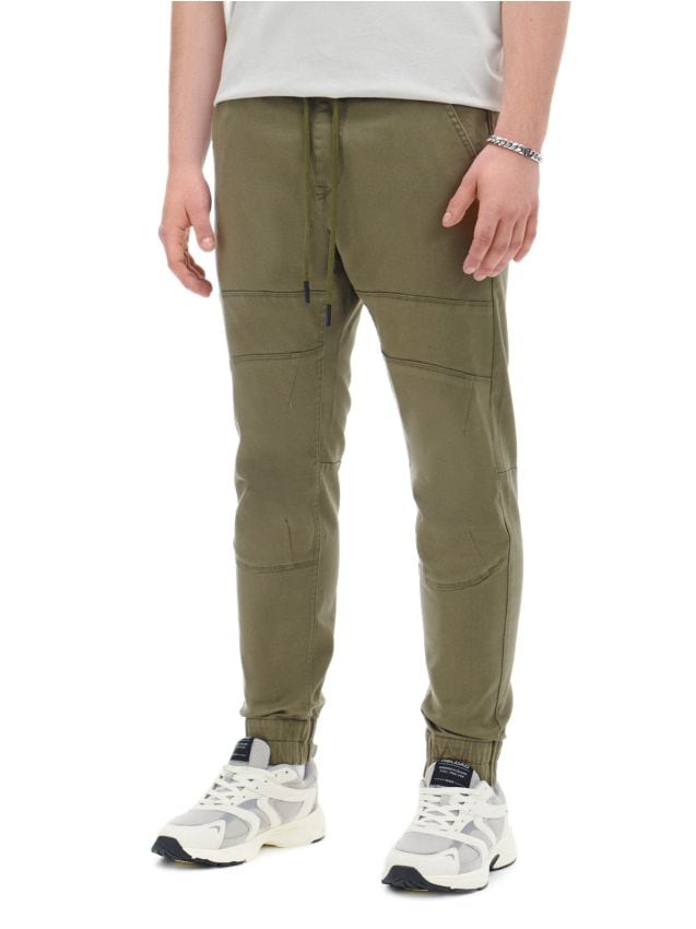 Zielone joggery z kieszeniami cargo - CROPP - 9077Y-91X