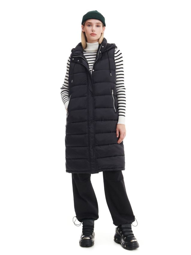 美品✨セオリー　Double Flannel Cropped Parka Parka z kapturem - CROPP - 5367D-99X