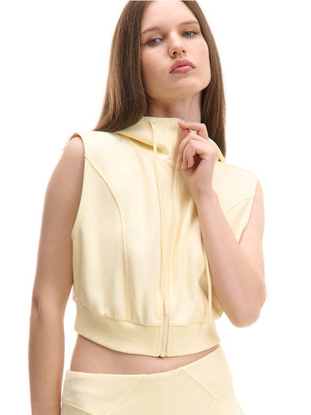 Szara bluza z motywem kota - CROPP - 999AR-90X