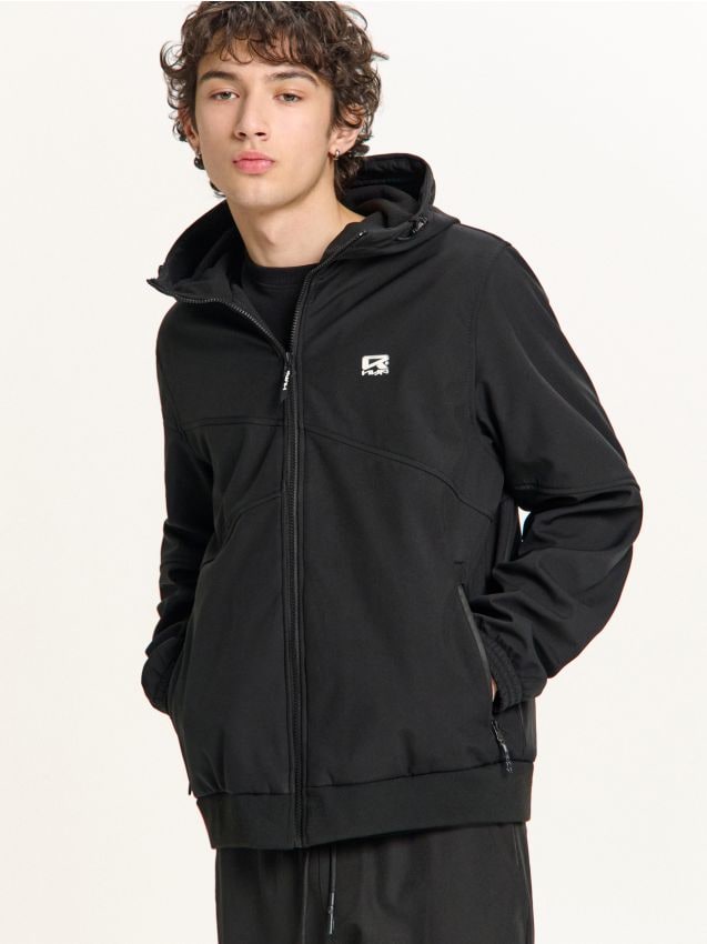 Geacă softshell cu glugă Culoare negru - CROPP - 939HX-99X