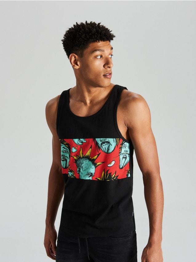 トップス Terry Tank Top トップス Terry Tank Top Terry tanktop black | Code 22
