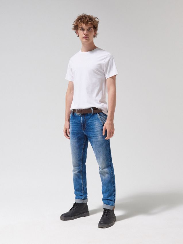 T-särk basic - valge - CROPP