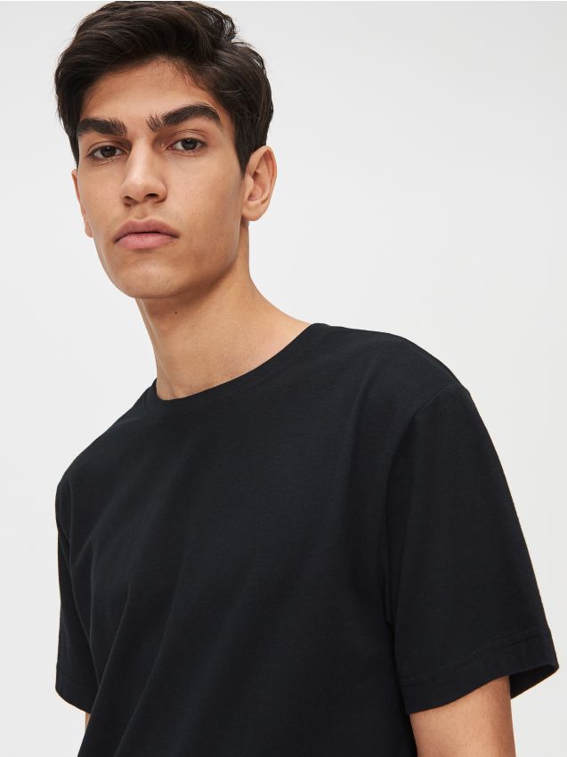 T-krekls basic - melns - CROPP