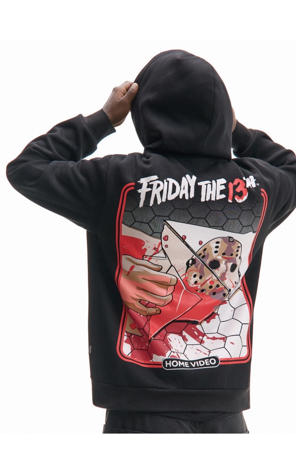 Чорне худі з принтом Friday the 13th Колір чорний - CROPP - 043FN-99X