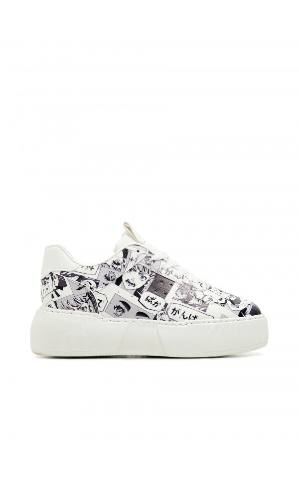 Sneakersy z motywem anime - CROPP - 0472S-09X