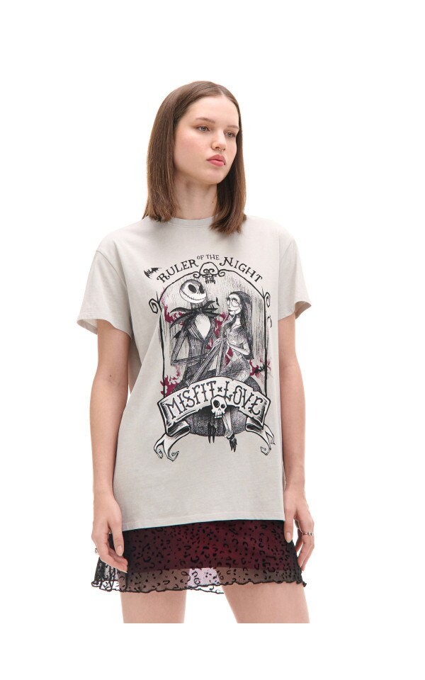 Koszulka oversize Miasteczko Halloween - CROPP - 096AS-09M